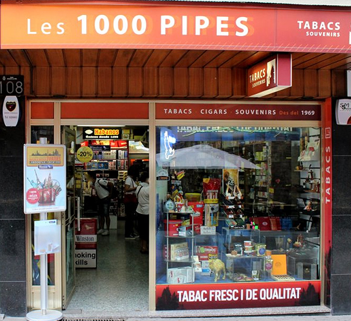 Les 1000 Pipes Magasin de tabac et cigarettes à Andorre la Vieille